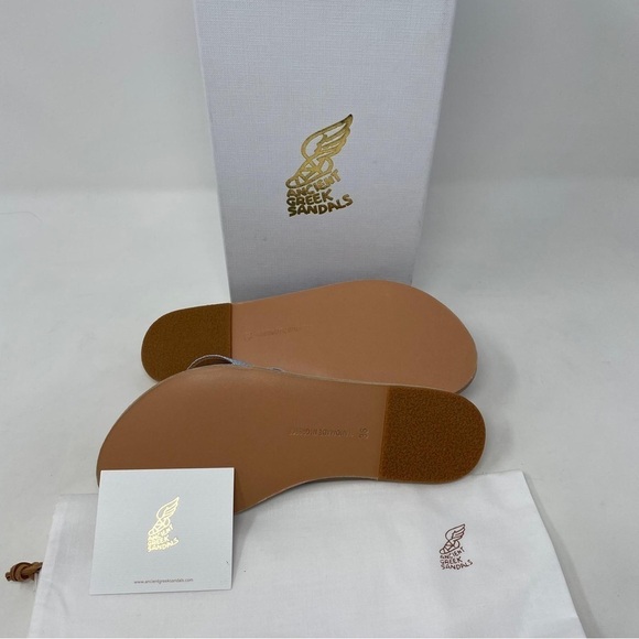 Ancient Greek Sandals Arachne Braided Raffia Slide Sandals NWT - Picture 11 of 12